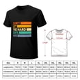 thumbnail image 2 of Don't Let The Hard Days Win Vogue Men's Cotton Short Sleeve HD Print Tee for Casual T-Shirt Crew Neck Top Black S, 2 of 7