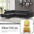 thumbnail image 2 of PBPBOX 4Pcs Golden Sofa Slider Furniture Hardware Easy Install Sofa Sliding Accessories, 2 of 8