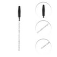 thumbnail image 3 of Unique Bargains 50 Pcs Portable Silicone Eyelash Brush for Bathroom Black Plastic Silicone, 3 of 5