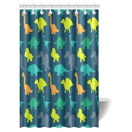 Pop Dinosaur Shower Curtain Jurassic Archaeological Historical