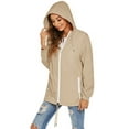 thumbnail image 4 of Avoogue Womens Waterproof Rain Jacket Lightweight Outdoor Active Windbreaker Breathable Hooded Rain Coat, 4 of 7