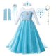 thumbnail image 1 of Disfraz de Frozen 2 de Disney para niñas, disfraz de reina de la nieve, Elsa, vestido de princesa con lentejuelas azules, ropa para fiesta de cumpleaños y carnaval para niños, 4T (etiqueta 120) Gao Jinjia LED, 1 of 2