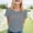 Gray, variant on Short Sleeve Tops for Women Round Neck Print Tee with Bridal Party Casual Group Fashion Top