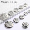 thumbnail image 5 of 5pcs Stainless Steel Air Vent Louver , Silver Round Mesh Hole Vent For Kitchen , Bathroom , Cabinet, 5 of 5