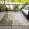 thumbnail image 6 of Addison Rugs Chantille Indoor/Outdoor Transitional Abstract Brown Washable Rectangle Rug, 10' x 14', 6 of 6
