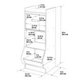 thumbnail image 4 of Badger Basket Children's Wooden Upright Toy Storage Nook with Fabric Bin 3 Cu ft. - Gray, 4 of 9