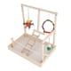 thumbnail image 4 of Bird Parrots Perca De Playstand Con Pájaros Alimentador De Alimentos Para Agua Suministros Para Pájaros, 4 of 9