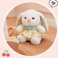 thumbnail image 5 of Plush Bunny Toy, Soft Cute, 1 Pack, Cuddle Gift for Kids Nursery Decoration, 5 of 9