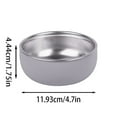 thumbnail image 2 of 2 in 1 Stainless Steel Thermal Bowl with Detachable Silicone Sleeve and Secure Suction Base for Convenient Food Storage, 2 of 3