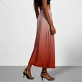 thumbnail image 5 of Jsaierl Women's Ombre Satin Maxi Skirt, High Waist Flowy Mermaid Skirt, Elegant Long Skirt for Evening Party, 5 of 8