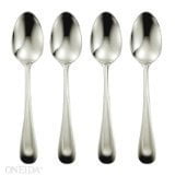 Blossom Teaspoon - Oneida Sets of 4 Flatware Satin Sand Dune Teaspoons, Set of 4 B641004E