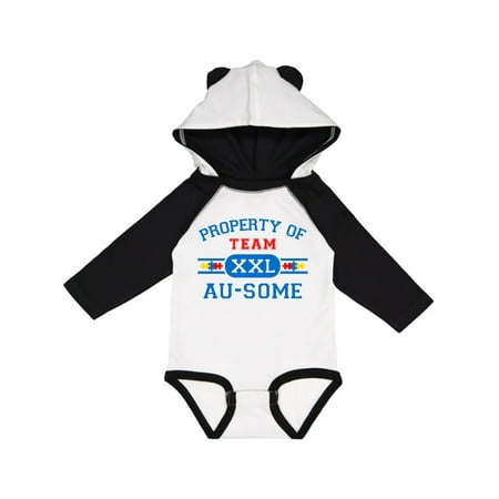 

Inktastic Property of Team Au-Some Gift Baby Boy or Baby Girl Long Sleeve Bodysuit