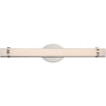 thumbnail image 1 of Nuvo Lighting 62-932 Slice Double LED Wall Sconce in Polished Nickel, 1 of 6