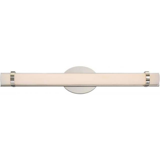 Nuvo Lighting 62-932 Slice Double LED Wall Sconce in Polished Nickel