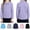 Purple, variant on Mfakffe Kids School Uniform Long Sleeve Polo Shirt Back to School Button Closure Comfortable Breathable Fabric