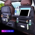 thumbnail image 2 of Daily Mix Store Car Backseat Organizer with Table Tray,Multi-Function Storage with Tablet Holder,Foldable Kick Mats Back Seat Organizer Seat Protector for Adult Road Trip Essentials Travel, 2 of 9