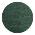 thumbnail image 3 of Unique Loom Infinity Shag Collection Area Rug - Jinko (8' Round Forest Green), 3 of 7