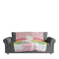 thumbnail image 2 of Creative Products Rainbow Unicorn 50x60 Coral Fleece Blanket, 2 of 3