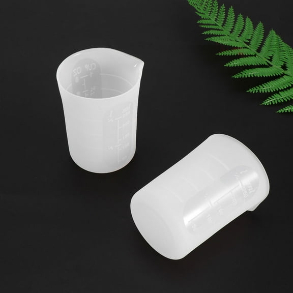 GOOHOCHY Home Use Measuring Cup White 1Set 4.1x3x3in