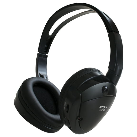 Boss Audio HP12 Foldable Wireless IR Infrared Headphones