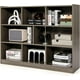 thumbnail image 1 of Songqin 8 Cube Bookcase, Freestanding 3-Tier Open Bookshelf, Modern Storage Display Cabinet, Wood Cube Storage Organizer for Living Room, Kid’s Room, Grey, 1 of 18
