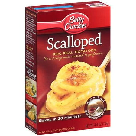 Betty Crocker Scalloped Potatoes, 4.9 oz. Please note: This package size will be discontinued shortly.