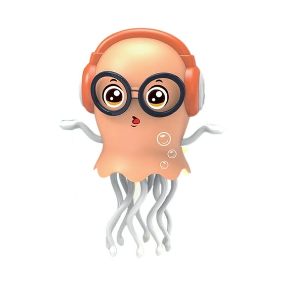 Electric Dancing Jellyfish Toy with Music and LED Light Power Omnidirectional Wheel Travel Friendly Toddler Gift