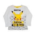 thumbnail image 1 of Playera Pokémon Talla 4 Manga Larga Personaje Pikachu Blanco, 1 of 3