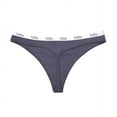 thumbnail image 2 of 6 Packs of SOFRA Women's Cotton Thong Low Rise Underwear Sexy Panty - Style#5, 2 of 3