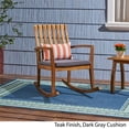 thumbnail image 3 of Noble House Colmena Outdoor Acacia Wood Rocking Chair in Teak, 3 of 16