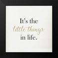 thumbnail image 2 of Atelier B Art Studio 15x15 Black Modern Framed Museum Art Print Titled - ITS THE LITTLE THINGS IN LIFE, 2 of 5
