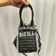 thumbnail image 3 of Nuevo bolso de mano de mezclilla con letras bordadas, bolso de mano con borlas de un solo hombro para mujer, bolso de nicho, 3 of 5