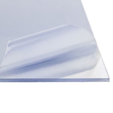 0.090 x 24 x 36, PETG Clear Plastic Sheet, Plexiglass, Acrylic  Replacement, Thermoforming