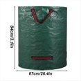 thumbnail image 4 of Bolsa de Residuos de Jardín de 300L, Bolsa de Jardín de Gran Capacidad, de Hojas Impermeable Reutilizable, Contenedor de Basura para Jardín y Césped, 4 of 5