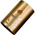 thumbnail image 2 of Miangastore Delicate Brass Tea Caddy Sealed Tea Storage Container Portable Metal Tea Canister, 2 of 7