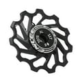 thumbnail image 3 of 11T Rear Guide Roller Pulley, Bicycle Rear Derailleur Wheel Good Compatibility Reduce Friction With Reduction Sleeve For Mountain Bikes Black, 3 of 8