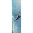 thumbnail image 2 of Addison Rugs Dream Shag Premium Machine Washable Transitional Sailfish Bermuda Runner Rug, 2'3" x 7'6", 2 of 8