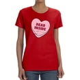 thumbnail image 2 of Wild Bobby Inside Pink Candy Heart Cute Funny Meme Valentine's Day Women Graphic Tee, 2 of 6
