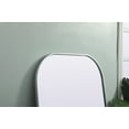 thumbnail image 4 of Metal Frame Arch Full Length Mirror 35x66 Inch in Black, 4 of 7