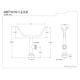 thumbnail image 3 of Kingston Brass Abt1010-5 - Cuna Vintage, Bronce Aceitado, 3 of 3