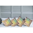 thumbnail image 2 of Ambesonne Live Laugh Love Throw Pillow Cover 4 Pack, Notes on the Board, 16", Multicolor, 2 of 7