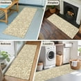 thumbnail image 5 of Runner Rug 2'x6', Beige Spring Floral Washable Non-Slip Hallway Runner Rugs, Farmhouse Flowers Elegant Pastoral Bedside Rugs Floor Mats Carpet Runners for Kitchen Bathroom Laundry Room, 5 of 8