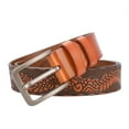 thumbnail image 4 of relayinert Classy And Durable PU Belt For Men Wear-resistant And Fine Workmanship Coffee Orange 125cm 1Set, 4 of 6
