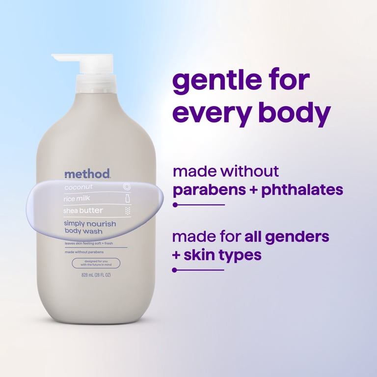 Method Simply Nourish Body Wash, Coconut & Shea, 28 oz photo 6
