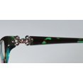 thumbnail image 6 of NEW LILLY PULITZER KOLBY WOMENS/LADIES DESIGNER FULL-RIM GREEN TORTOISE / AQUA CONTEMPORARY VISION CARE FRAME DEMO LENSES 49-15-132 SPRING HINGES EYEGLASSES/EYEGLASS FRAME, 6 of 8