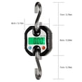thumbnail image 4 of Báscula colgante digital 150 kg / 330 lb Báscula de grúa portátil Retroiluminación LCD Básculas de Tomshoo Pesador electrónico, 4 of 7