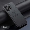 thumbnail image 3 of Luxury Leather Deer Head Phone Case For iPhone 15 14 Plus 13 12 Mini 11 Pro Max 7 8 6 6S Plus SE Shockproof Soft Silicone Cover, 3 of 5