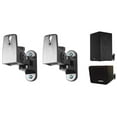 thumbnail image 1 of Rockville RHSB4 Hidden Wall Mount Swivel Satellite/Bookshelf Speaker Brackets, 1 of 3