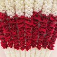 thumbnail image 3 of Smizzy Decoration Flowers Garlands | White Mogra Red Rose | Toran Garland String for Home Indian Decoration | Wedding | Pooja, 3 of 5