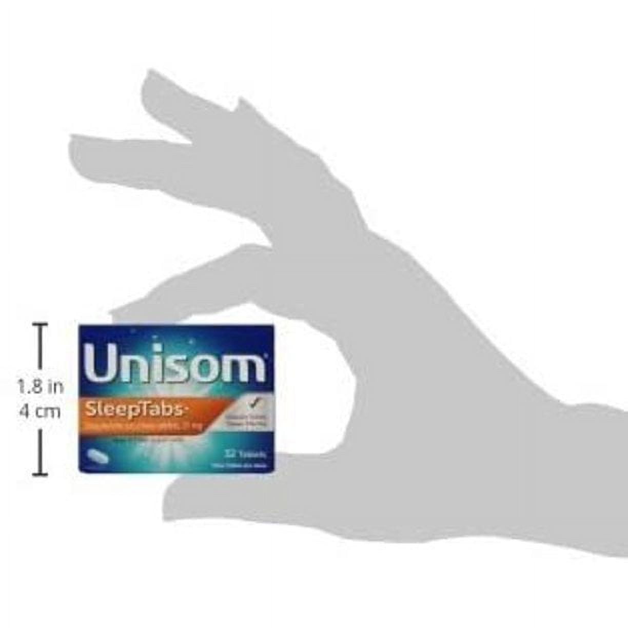 Unisom Doxylamine Succinate Tablets 25mg Nighttime Sleep-Aid, 32 ct, 3 Pack